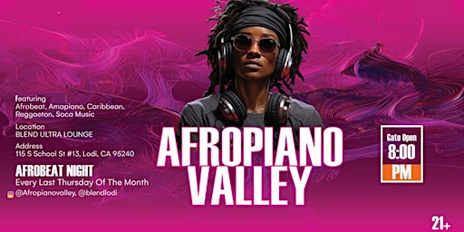 Hauptbild für Afrobeat Afropiano night