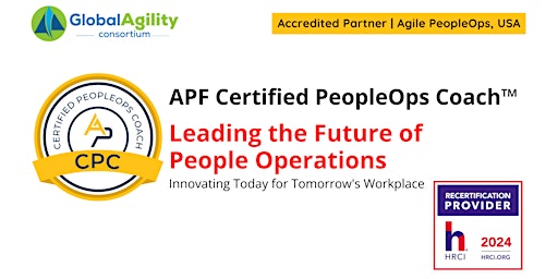 Imagen principal de APF Certified PeopleOps Coach™ (APF CPC™) | Sep 10-Sep 13 , 2024