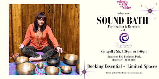 Imagem principal do evento SOUND BATH ~ For Recovery and Healing
