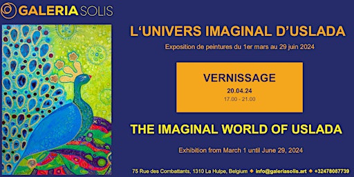 Imagem principal do evento The imaginal world of Uslada - vernissage