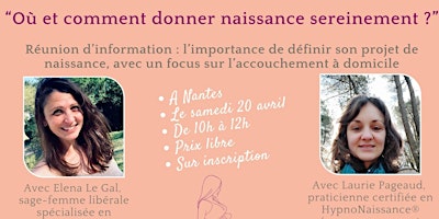 Image principale de Où et comment donner naissance sereinement ? (prix libre !)