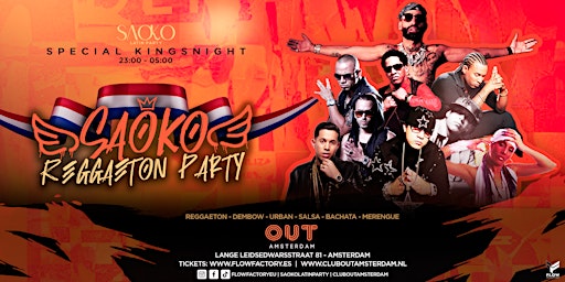 Imagem principal do evento KingsNight: Saoko Reggaeton Party
