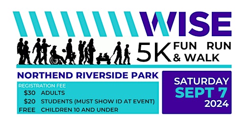 Image principale de WISE 5th Annual 5K Fun Run and Walk