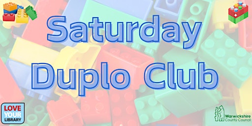 Primaire afbeelding van Saturday Duplo Club at Rugby Library