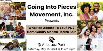 Primaire afbeelding van Who has access to you part 2 Community Mental Health Fair