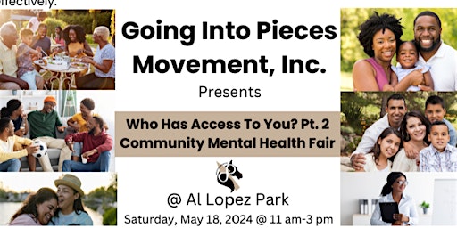 Who has access to you part 2 Community Mental Health Fair primary image