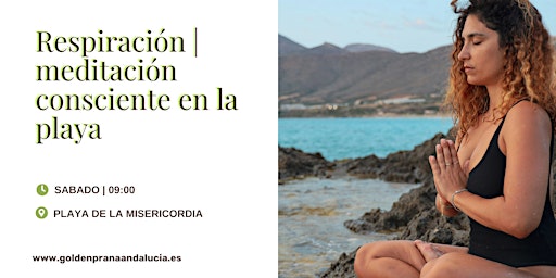 Imagem principal do evento Saturday Meditación Guiada | Respiración consciente en la playa - Málaga