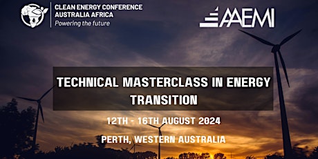 Technical Masterclass in Energy Transition