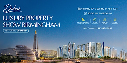 Immagine principale di Damac Property Show Birmingham 