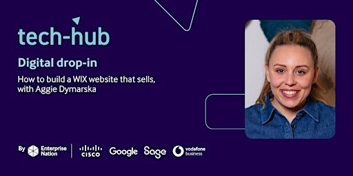 Imagen principal de Tech Hub digital drop-in: How to build a WIX website that sells