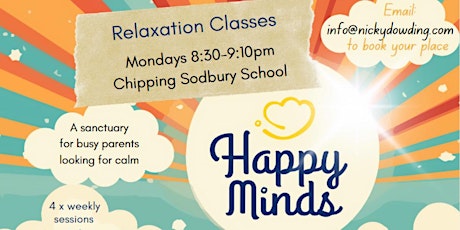 4 x Relaxation Classes for Parents