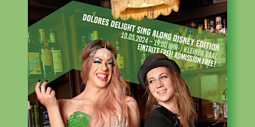 Imagem principal do evento Dolores Delight SingAlong Disney Edition