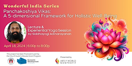 Imagem principal do evento Wonderful India Series: A Framework for Holistic Well-Being