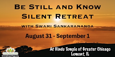 Imagem principal do evento Be Still and Know Silent Weekend Retreat