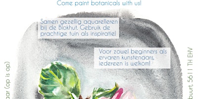Watercolor Painting Workshop in Eindhoven, the Blokhut primary image