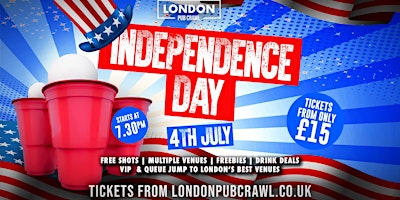 Image principale de 4TH OF JULY INDEPENDENCE DAY PUB CRAWL
