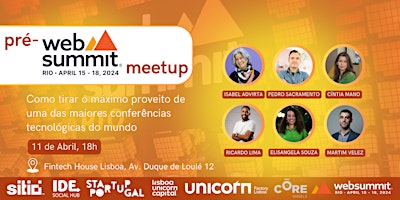 Imagem principal de PRÉ- WebSummit Rio 2024 meetup