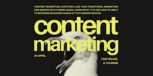 Immagine principale di Content Marketing for Travel & Tourism Businesses 