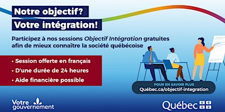 Objectif Intégration / 6 au 16 mai le soir