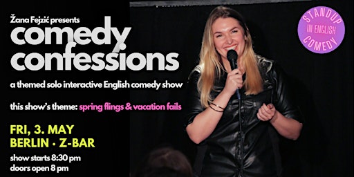 Imagen principal de Comedy Confessions: An Interactive English Comedy Show (Berlin)