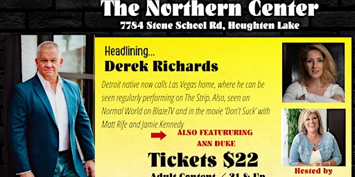 Primaire afbeelding van Comedy Show - Houghton Lake - The Northern Center