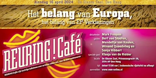 Primaire afbeelding van Reuring!Café #119: Het belang van Europa, Het belang van EP-Verkiezingen