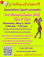 3rd Annual Ladies Golf Tips & Sips primary image