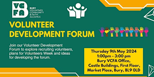 Imagem principal de Volunteer Development Forum