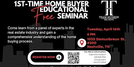 1st Time Homebuyer Education Seminar