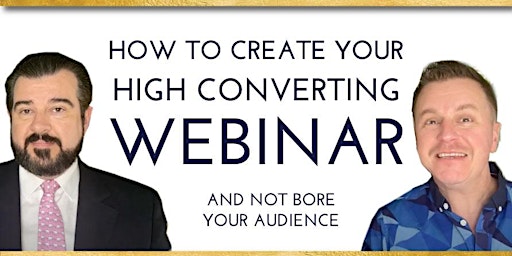 How to Create Your High-Converting Webinar primary image