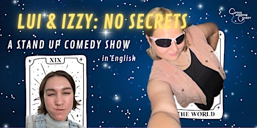 Primaire afbeelding van LUI & IZZY: NO SECRETS - Stand-Up Comedy in English