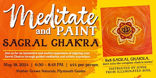 Imagem principal do evento Meditate and Paint Nite - Sacral Chakra