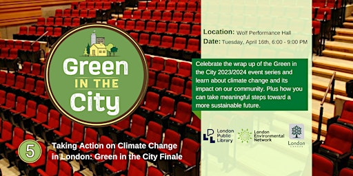 Taking Action on Climate Change in London: Green in the City Finale primary image