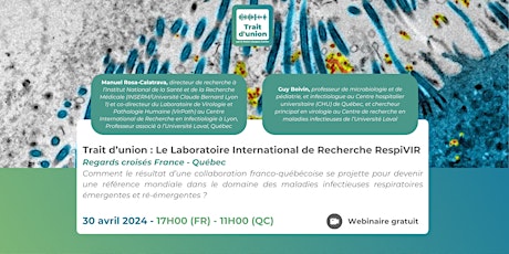 Trait d'union - Laboratoire International de Recherche RespiVIR