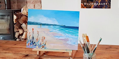 Imagem principal de ‘Summer Beach'  Art Class  &  Afternoon Tea @Sunnybank, Hatfield Doncaster