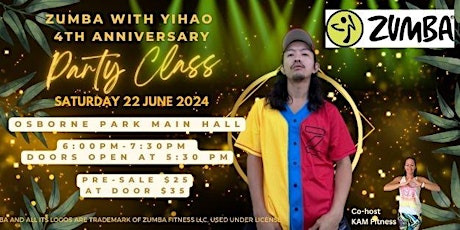 Zumba With Yihao 4th anniversary party