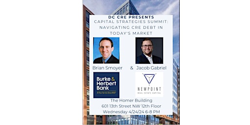 Imagem principal de Capital Strategies Summit: Navigating CRE Debt in Today's Market