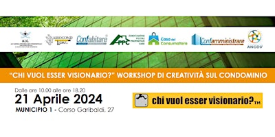 Immagine principale di Workshop di Creatività a Milano: "Chi vuol esser visionario?" 