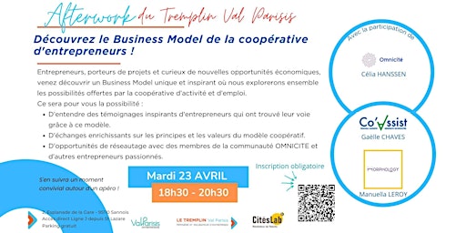 Imagem principal do evento Découvrez le Business Model de la coopérative d'entrepreneurs !