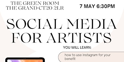 Imagen principal de Social Media and how to use it for your art