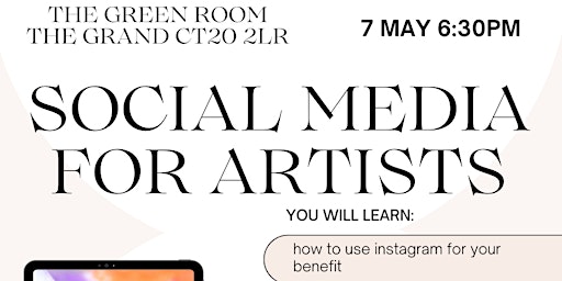 Imagen principal de Social Media and how to use it for your art