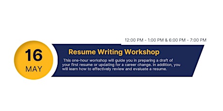 Resume Writing Workshop