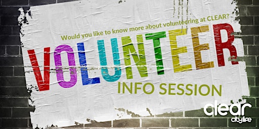 Primaire afbeelding van Volunteer Info Session - April