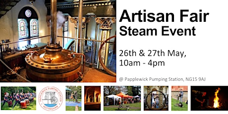Artisan Fair steaming event, May 26th/27th