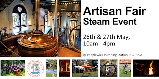 Artisan Fair steaming event, May 26th/27th primary image