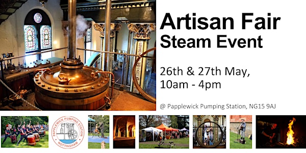Artisan Fair steaming event, May 26th/27th