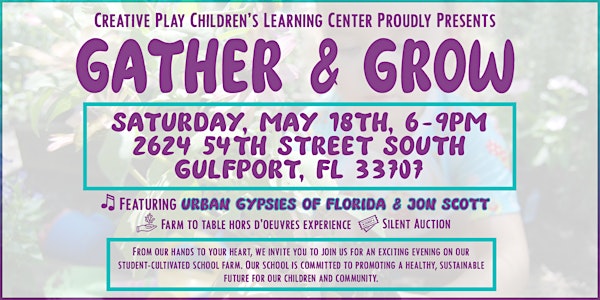 Gather & Grow Reception Supporting Creative Play Children’s Learning Center
