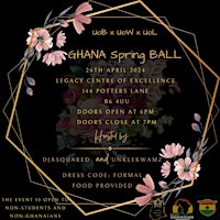 Imagen principal de Ghana Spring Ball - Dinner dance