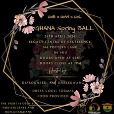 Ghana Spring Ball - Dinner dance