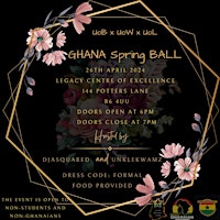 Ghana Spring Ball - Dinner dance primary image
